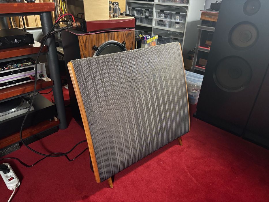 Kolumny elektrostatyczne Quad ESL-57 100% spawny