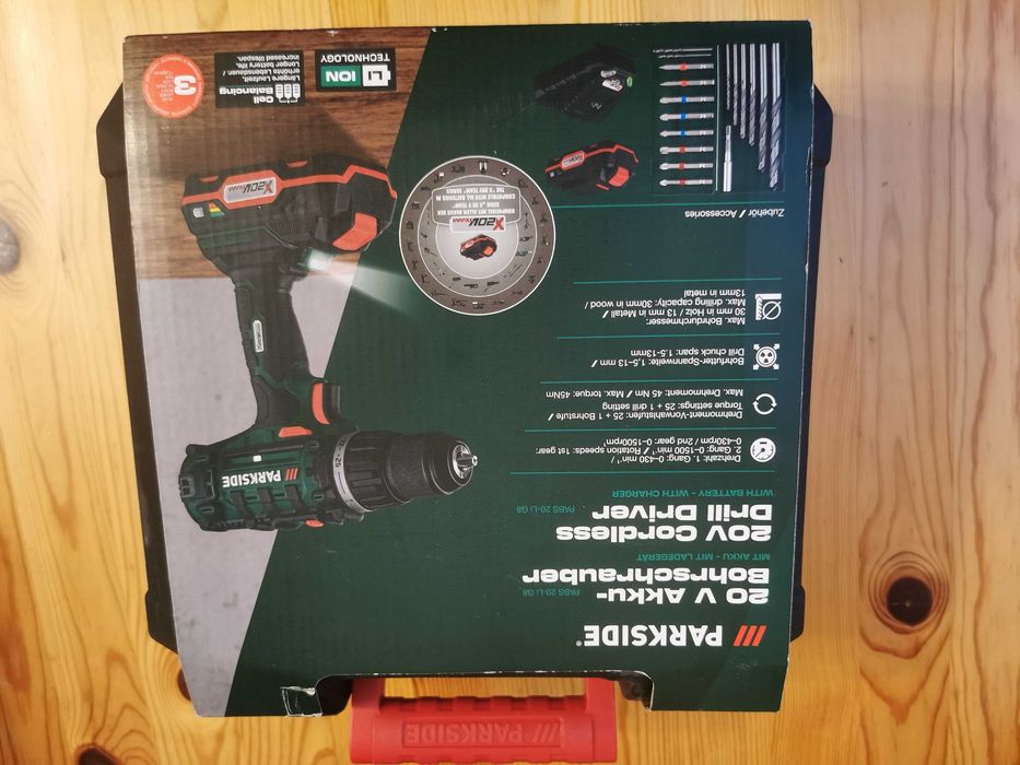 Wkrętarka akumulatorowa z udarem Parkside