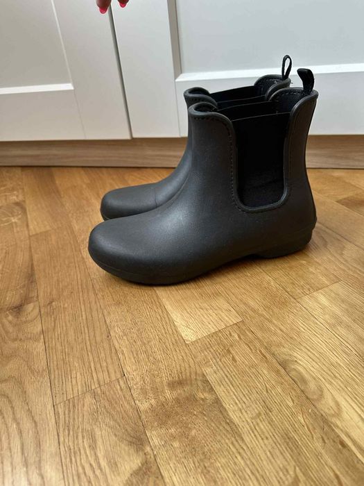 Crocs 39 kalosze  klapki chodaki damskie  czarne