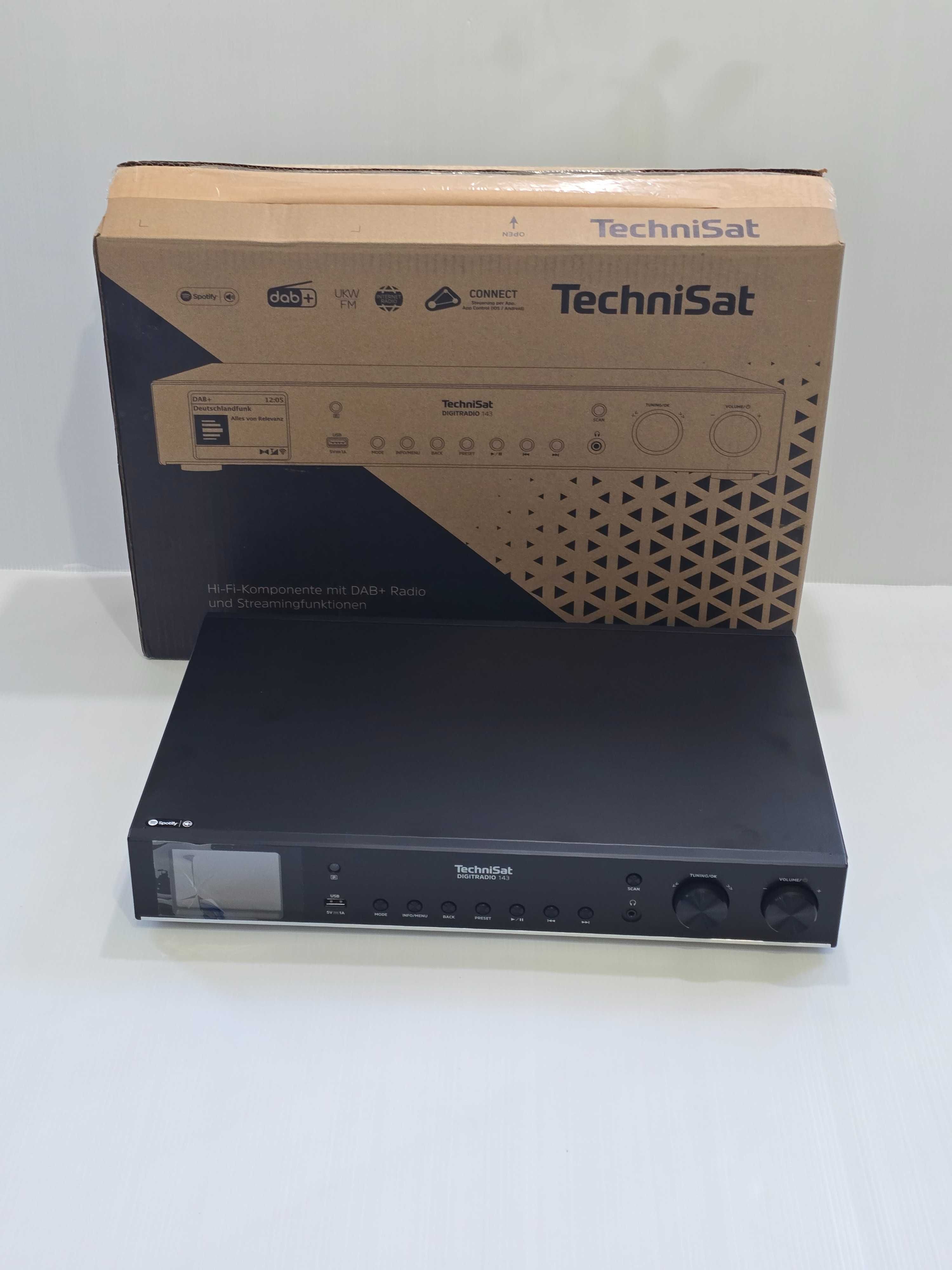 Tuner Cyfrowy Radio Internetowe WiFi DAB FM Spotify USB BT Technisat