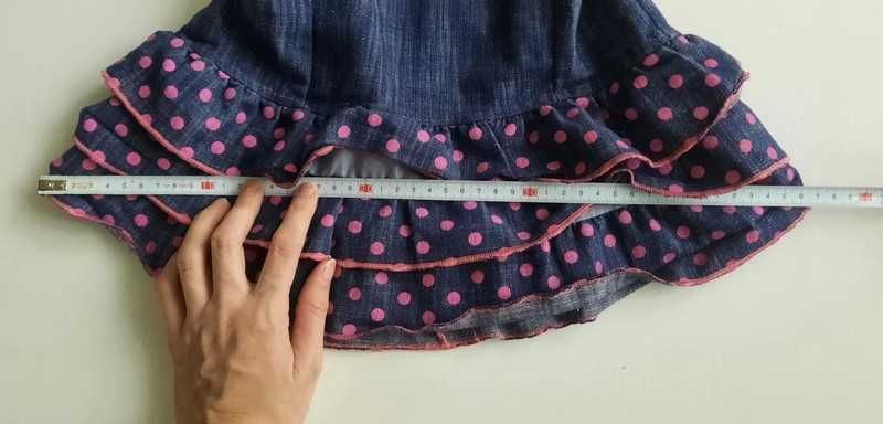 BEZ WAD Sukienka 104cm 4lata jeansowa ogrodniczka princeska #674