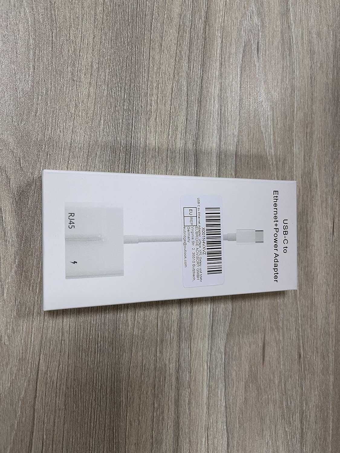 Adapter Ethernet USB C na RJ45  LAN z funkcją ładowania PD 60 W