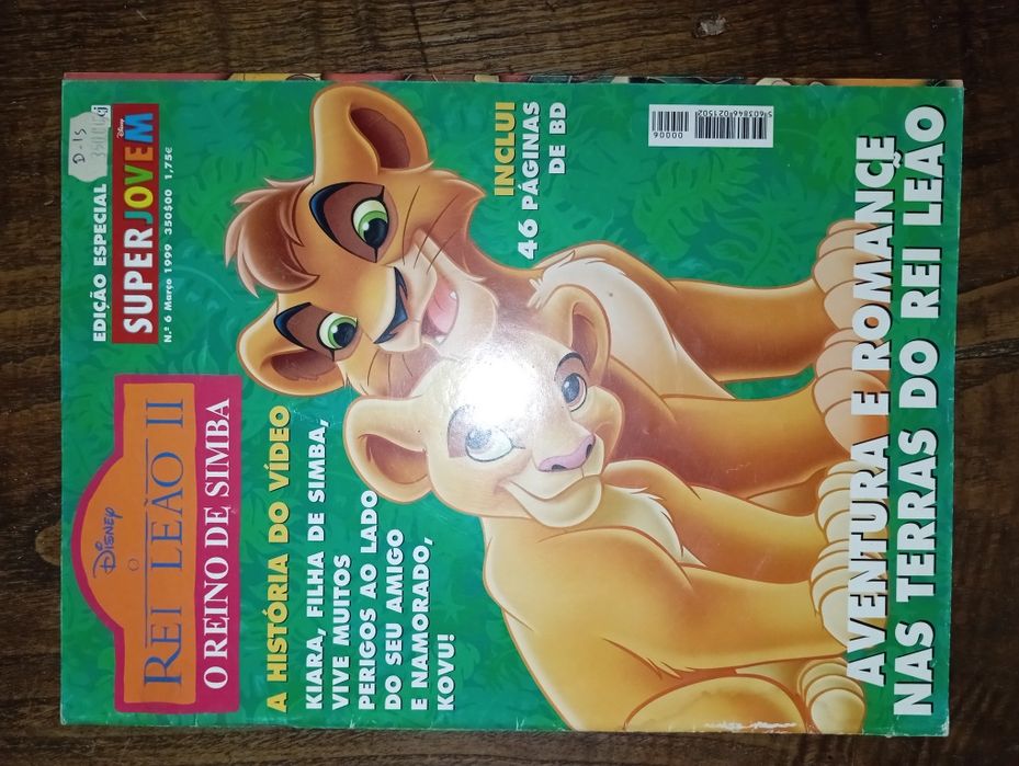 Revista Infantil Banda Desenhada Vintage "O Rei Leão II" - Disney