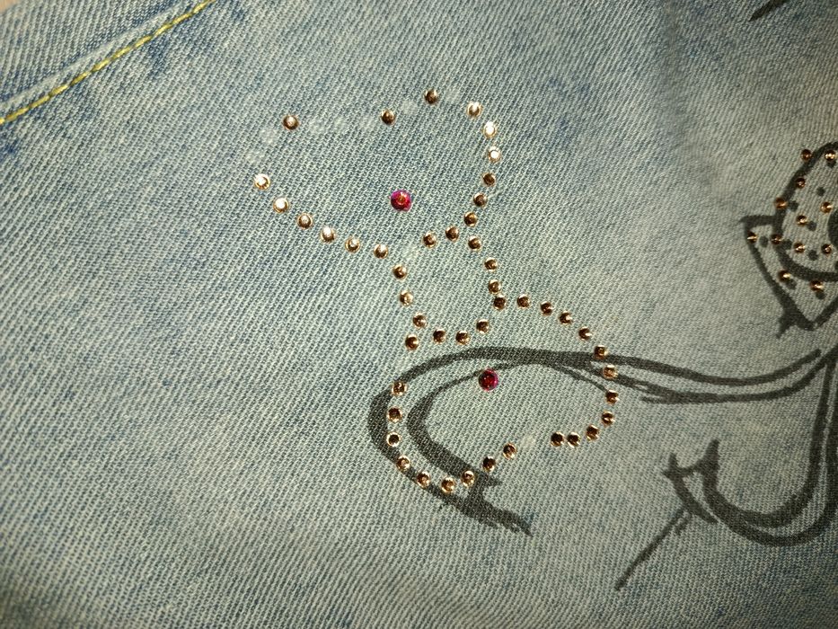 Джинси з Хелоу Кітті та стразами для підлітків