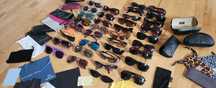 36 sztuk, okulary, multibrand, gratis etui+akcesoria, pilotki Top gun