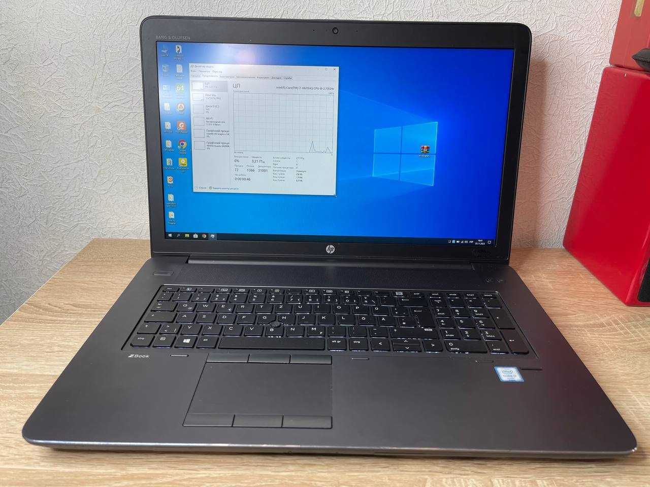 Ноутбук hp zbook 17 g3-intel core i7-6820hq-4gb nVidia 4 ГБ