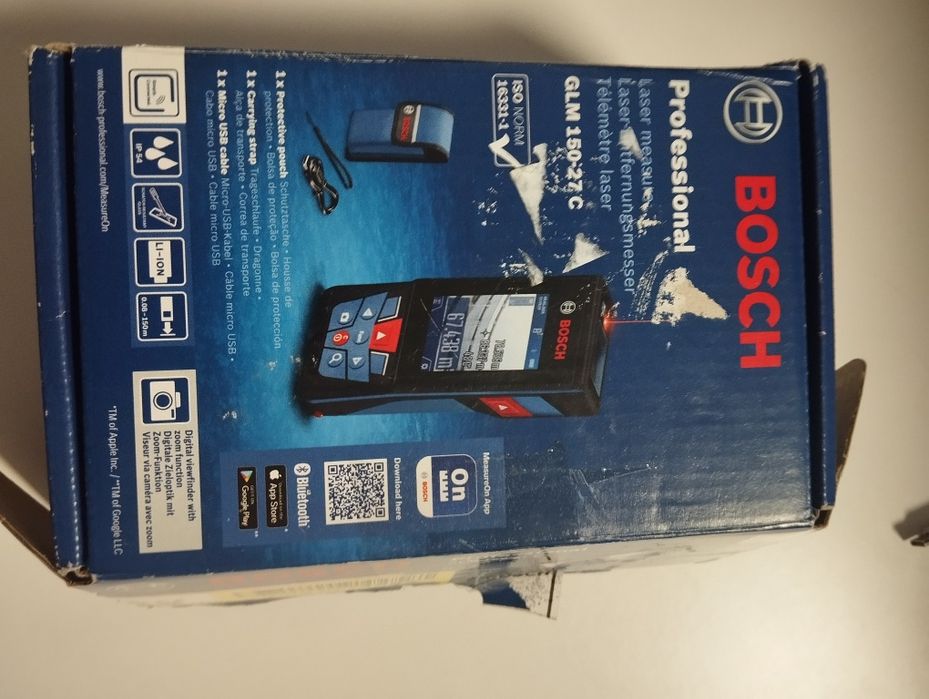 Dalmierz laserowy Bosch GLM 150-27C