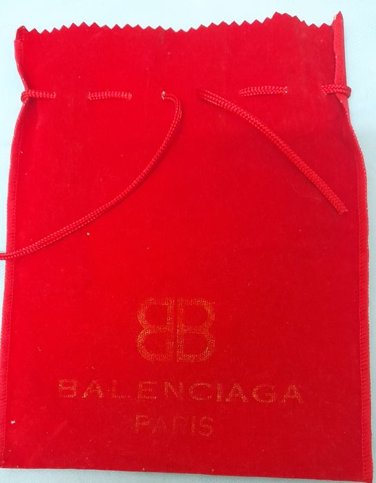 Saco Balenciaga veludo para jóias- Bom estado