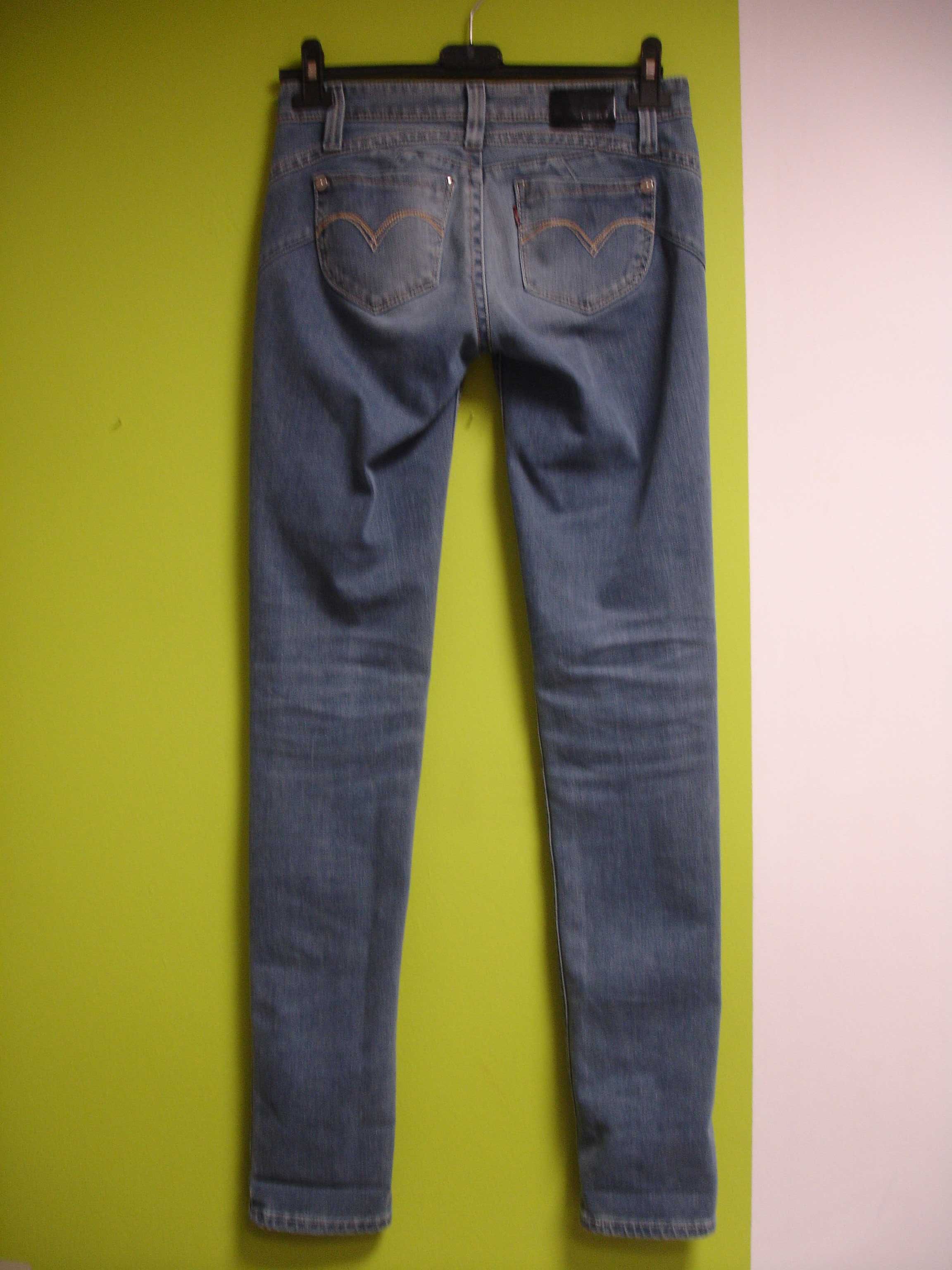 Spodnie Levi's revel demi curve skinny W26 L34 modelujące jeans super