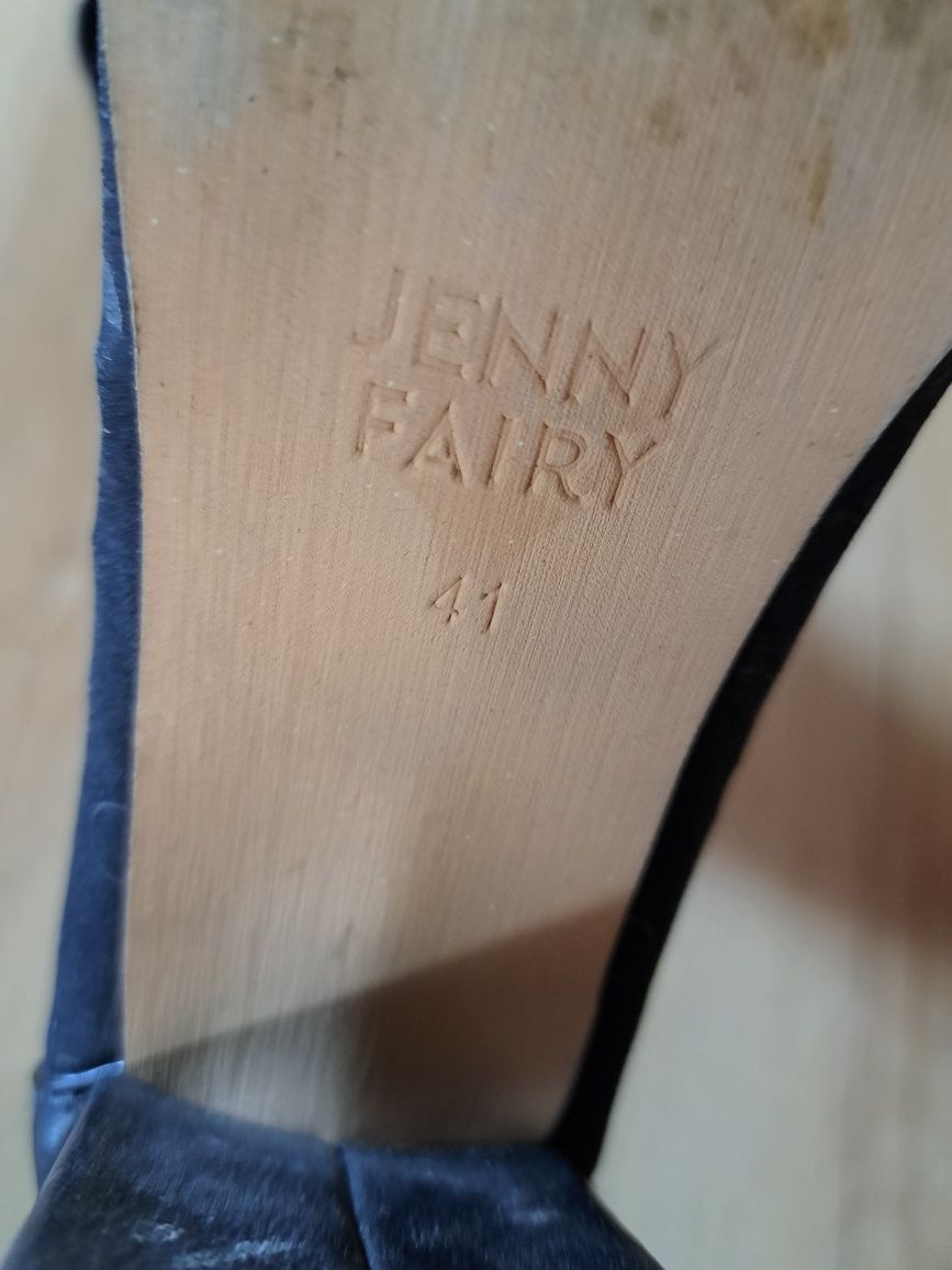 Buty damskie na klocku rozmiar 41 Jenny Fairy