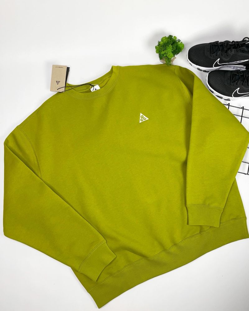 Світшот Nike ACG THERMA-FIT FLEECE Crew Moss Olive DX9611-390 оригінал