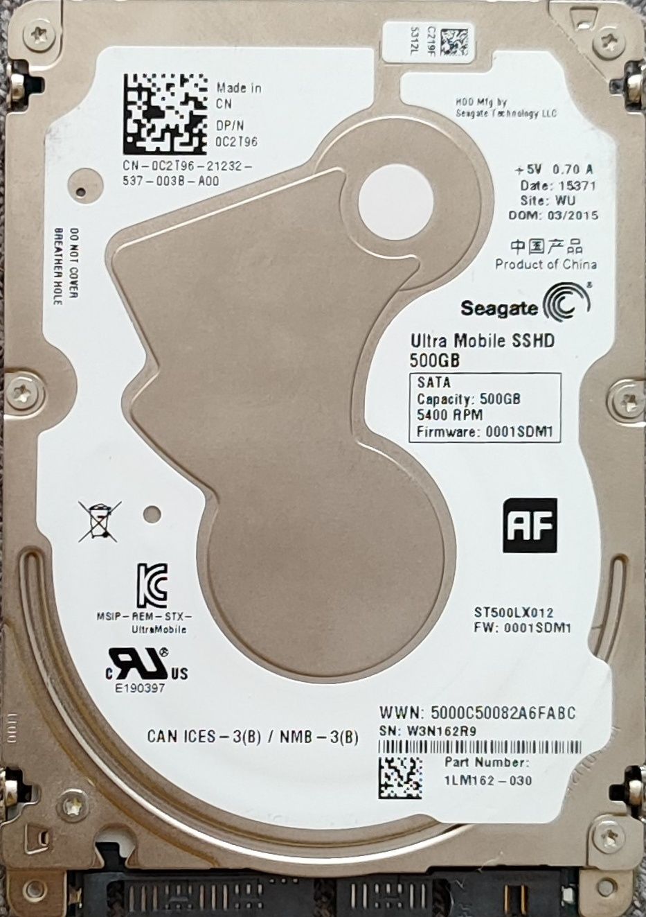 Dysk Seagate HDD 500 gb