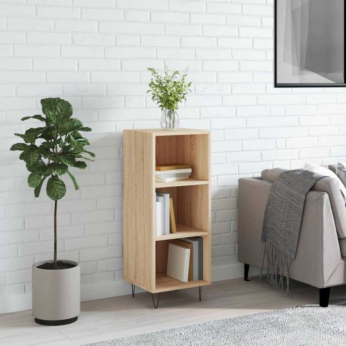 VidaXL komoda półka Sonoma Oak 34,5x32,5x90 cm drewno klejone