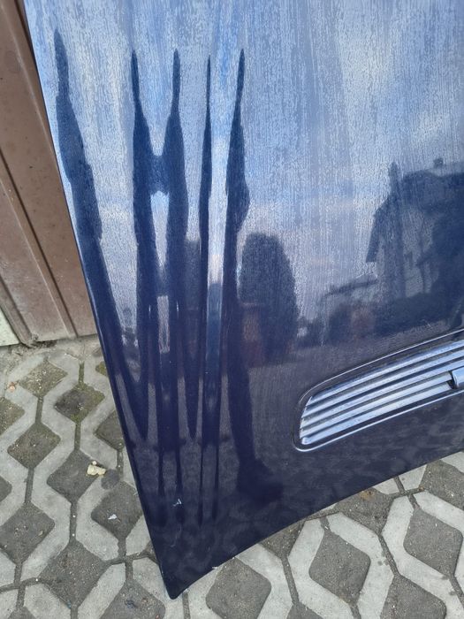 Maska przód Mercedes Benz W211 Niebieska E-class Oryginalna Wysyłka