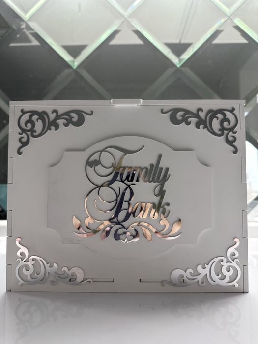 Скринька для грошей, весільний банк, шкатулка для грошей