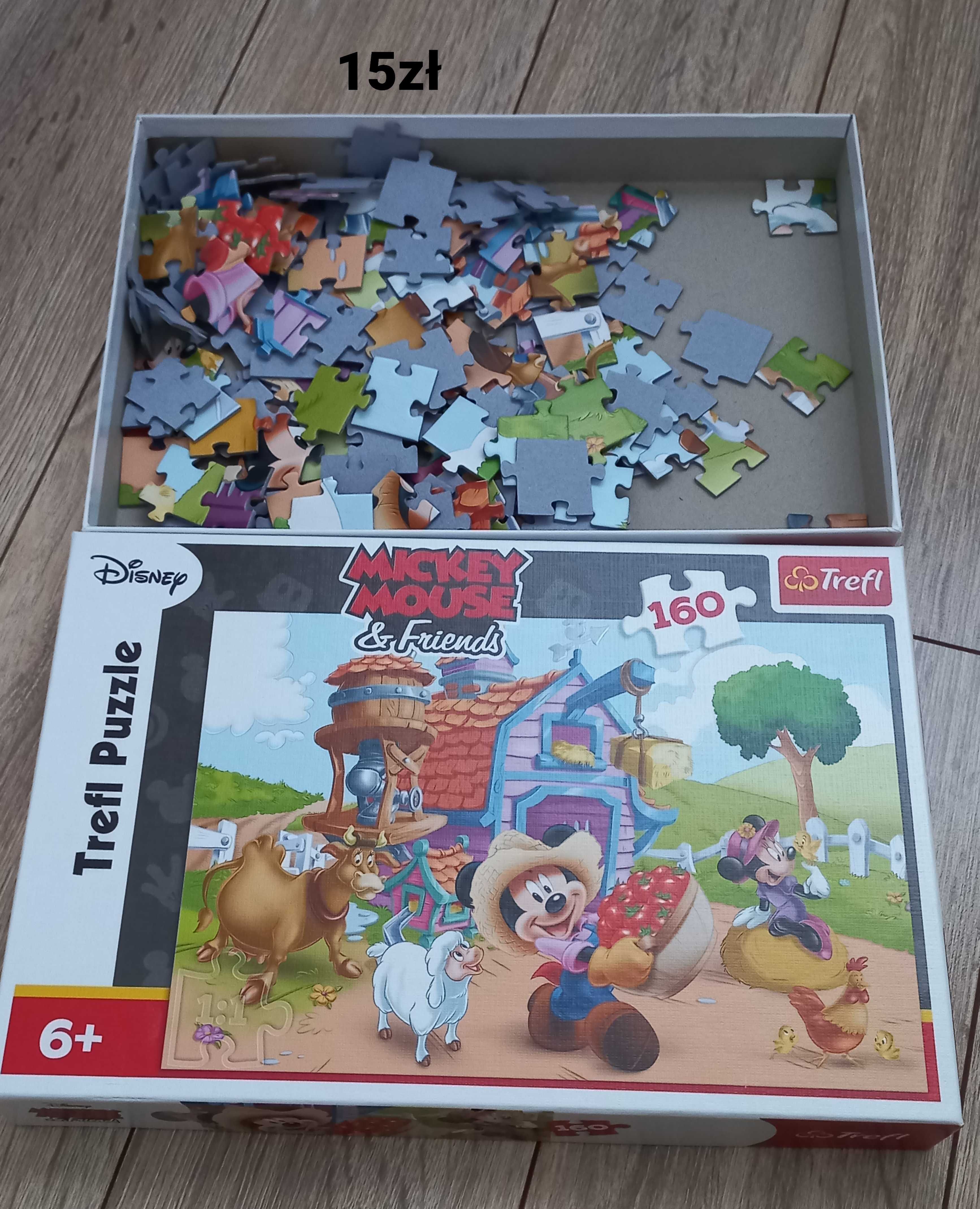 Puzzle Mickey Mause and friends/Myszka Miki Trefl Disney 160el