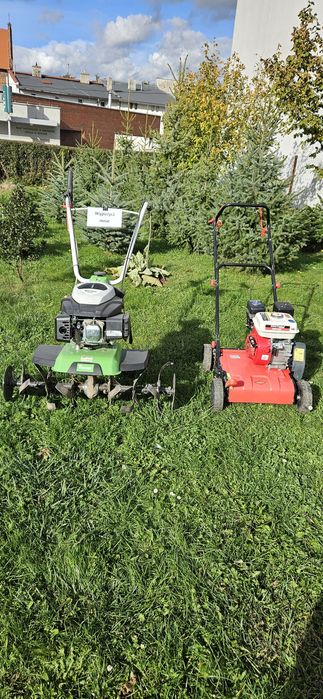 Wynajem lub usługa glebogryzarka i wertykulator.