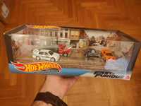 Hot Wheels Premium Diorama Toyota, Dodge, Volkswagen Szybcy i Wściekli