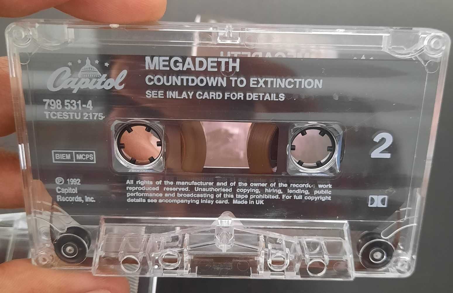 Megadeth - Cassete - Countdown to Extinction