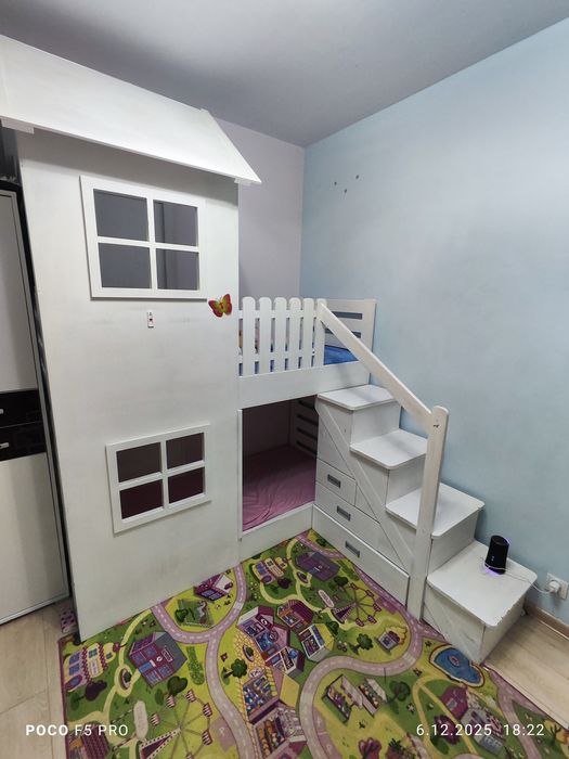 Łóżko piętrowe dla dzieci ZAMEK