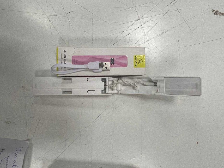 Monopod USAMS US-ZB051 M2 Mini Wire Light Selfie Stick (White)