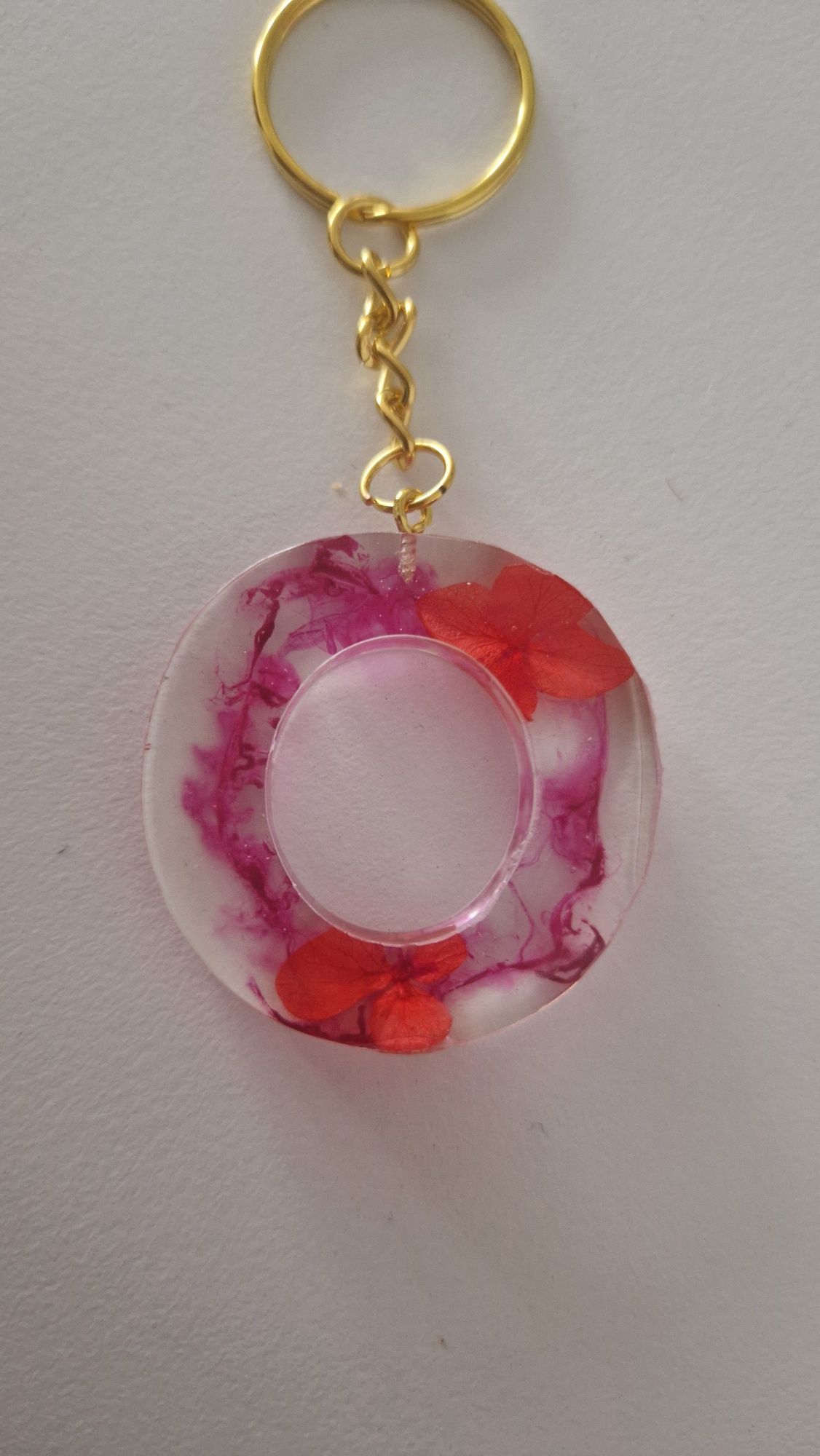 Brelok litera O handmade