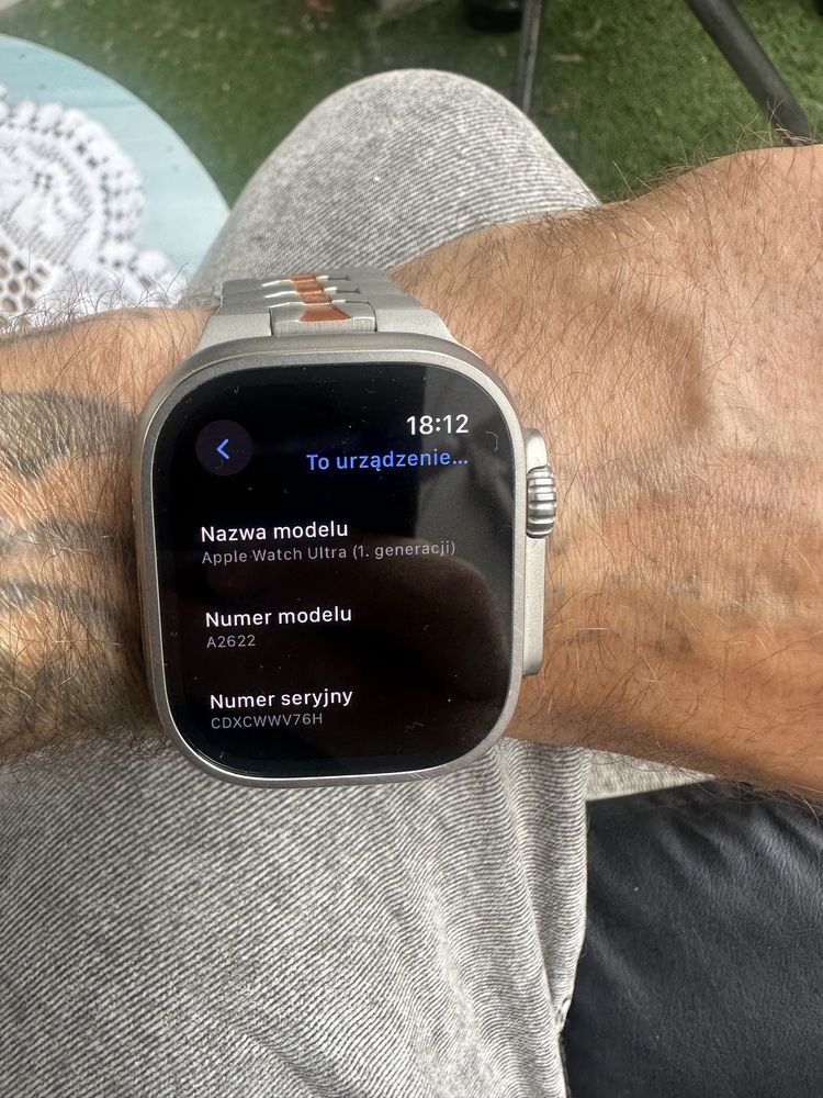 Aplle watch ultra 1 generacji