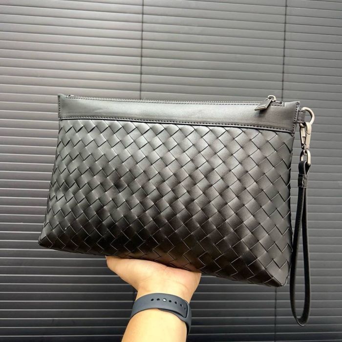Мужская кожаная сумка клатч bottega veneta чоловіча сумка клатч ботега