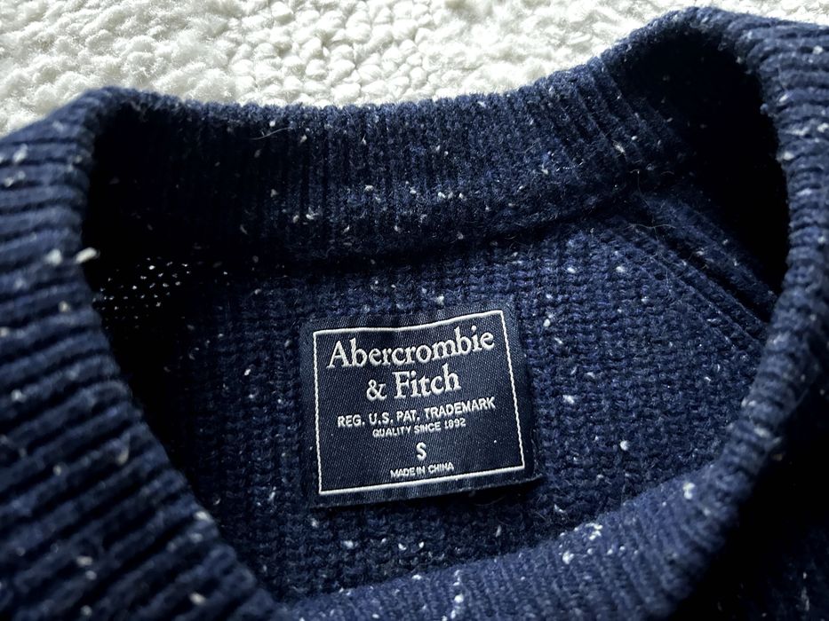 Abercrombie Fitch sweter S granatowy navy