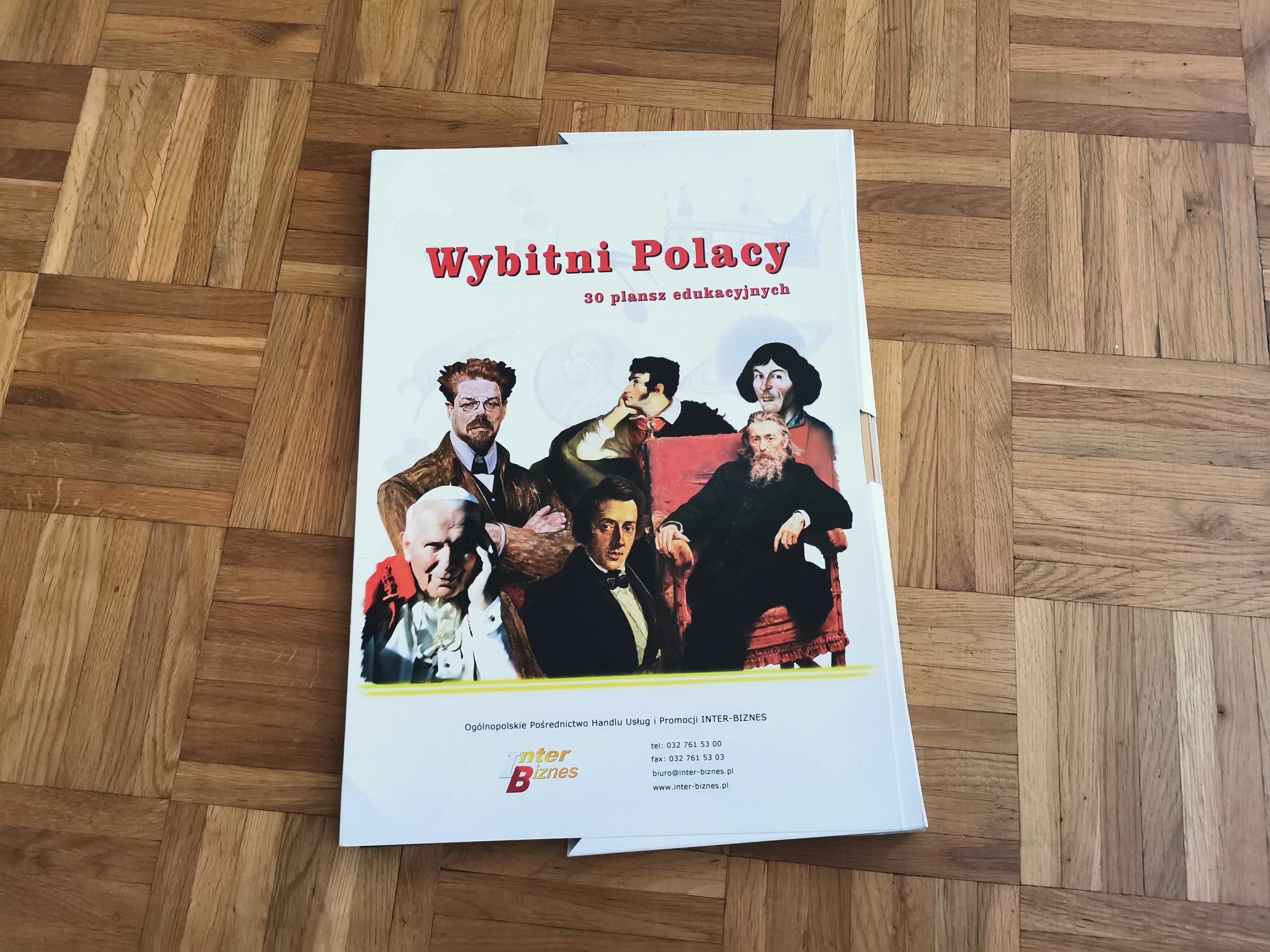 Zestaw plansz edukacyjnych Wybitni Polacy