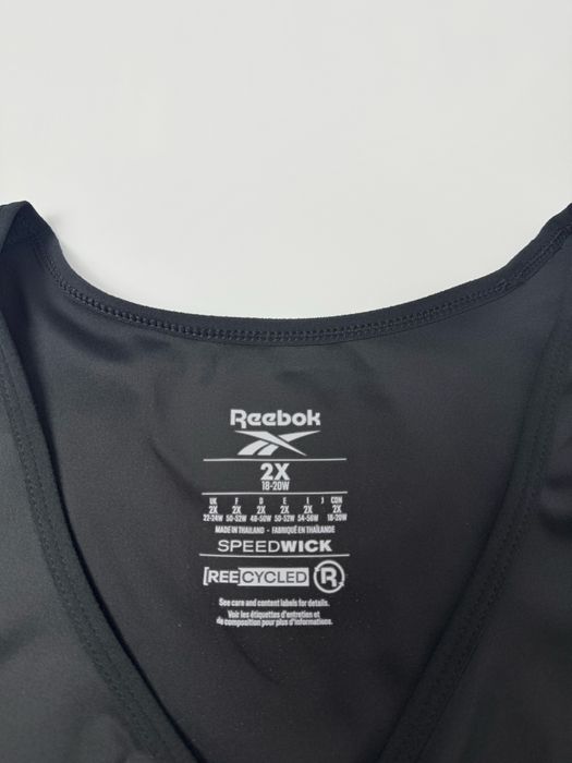 Reebok top sportowy czarny 2X (XXL)