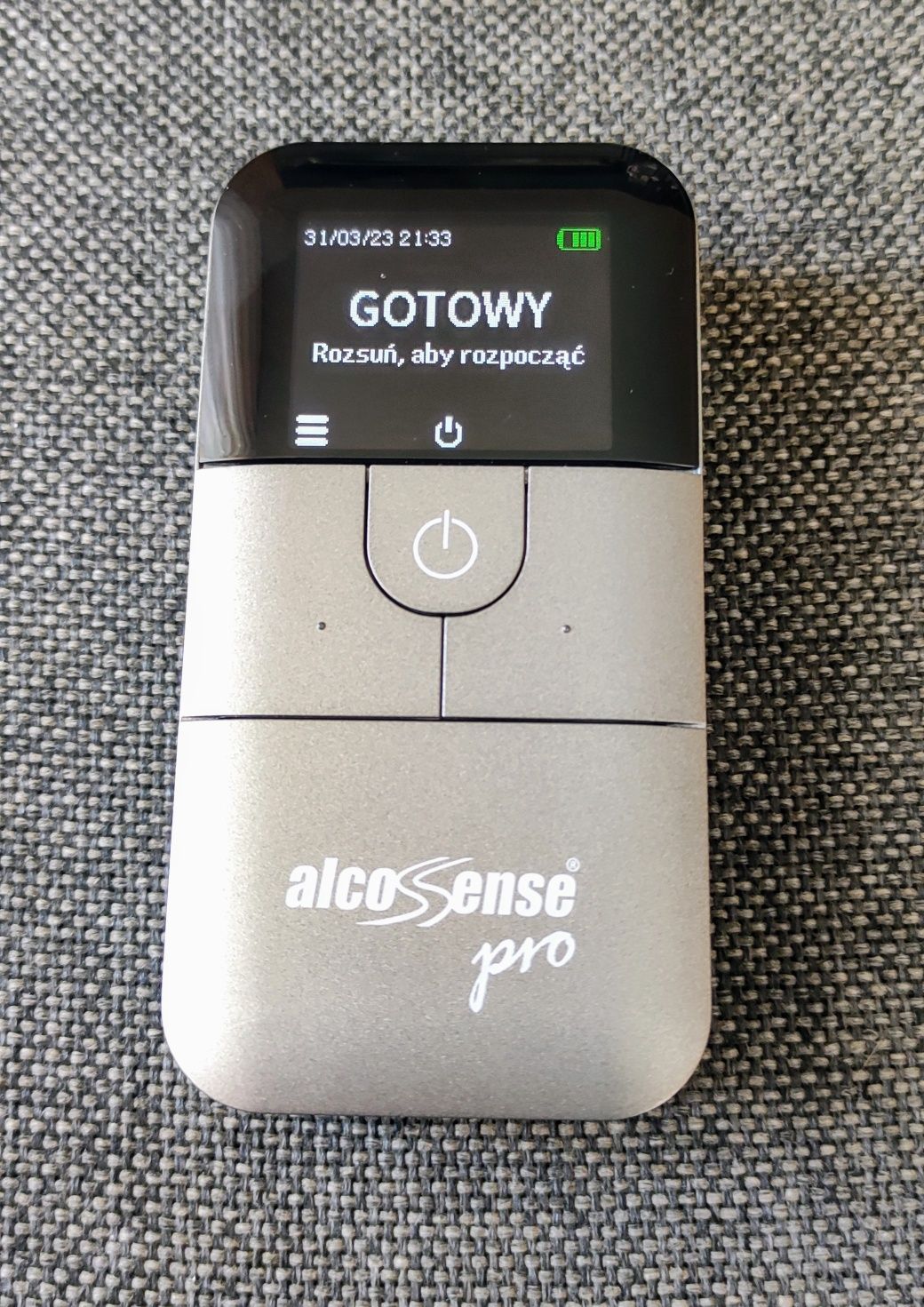 Alkomat AlcoSense Pro - Pełen zestaw, jak nowy!