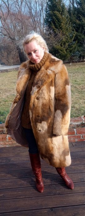 Futro sztuczne płaszcz futrzany viralowe