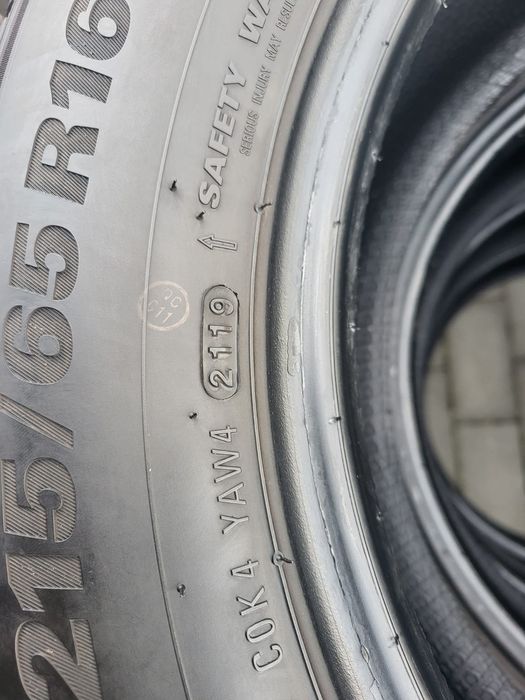 4x Opony Zimowe 215/65/16 Kumho Wintercraft WP51 Bieżnik 6mm