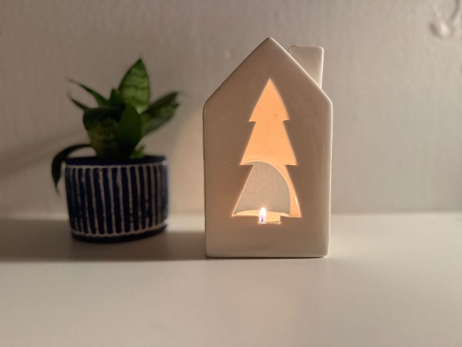 Ceramiczny pojemnik na świeczkę