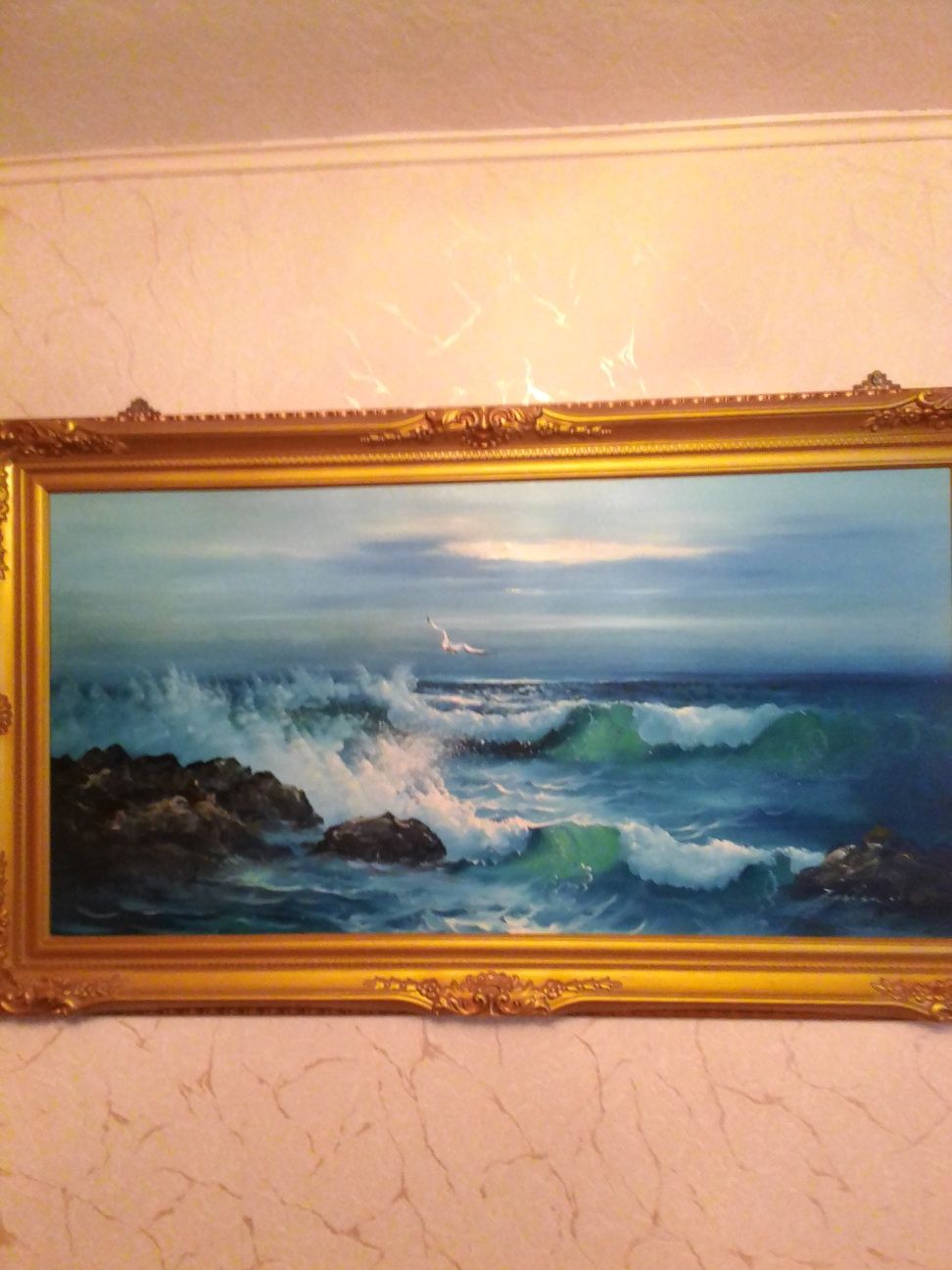 Картина(масло) .Морской пейзаж.