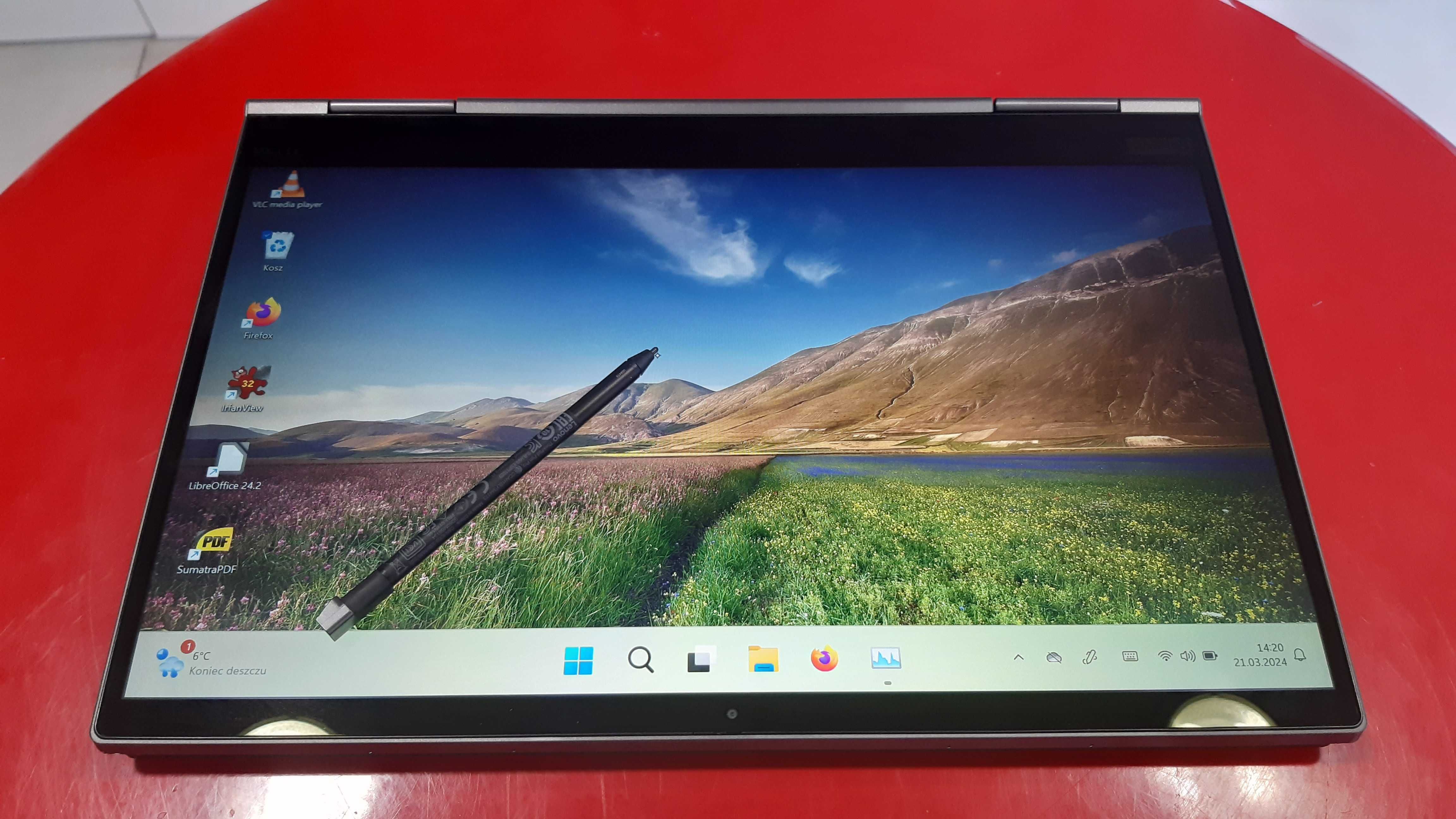 Laptop i Tablet 2w1 Lenovo X1 Yoga G4 i7 16GB/256 Dotyk LTE FV Raty0%