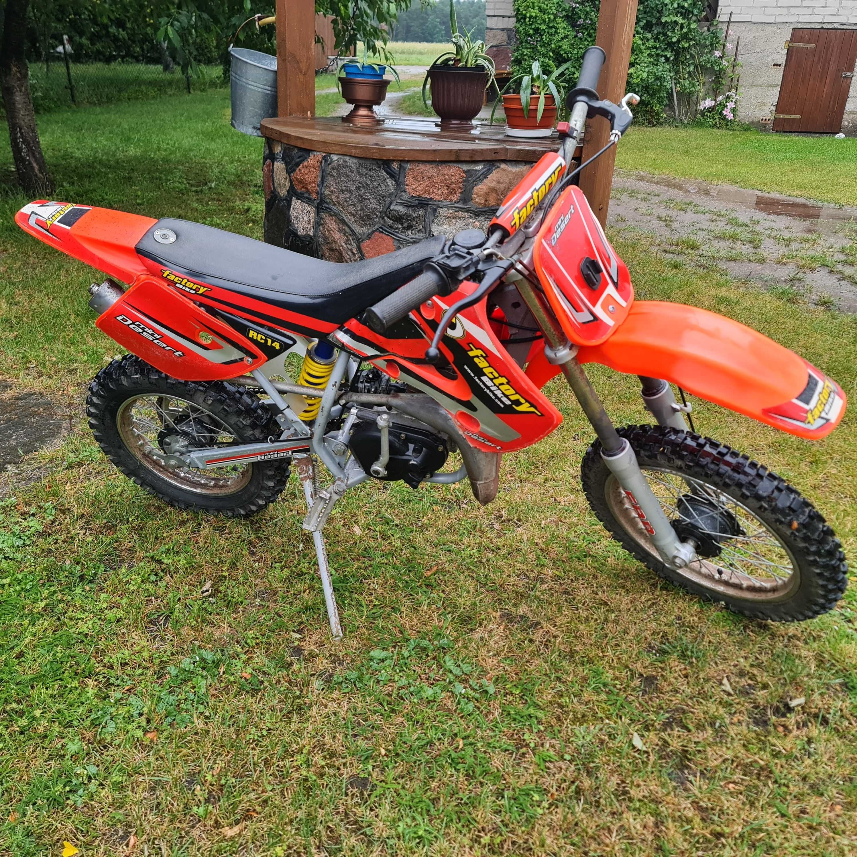 Mini Cross Factory Bike 50cc Włoski silnik (Malaguti, LEM, KTM)