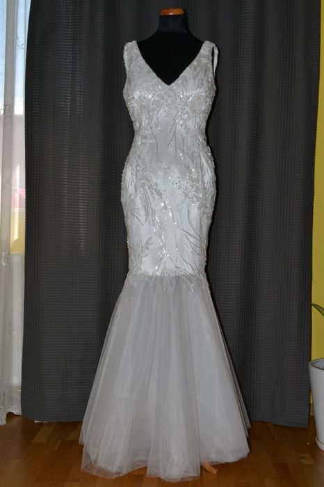 Suknia ślubna, sukienka na poprawiny, ryba, syrenka