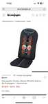 Massajador Shiatsu Beurer MG205 Esteira de Massagens - Multizonas