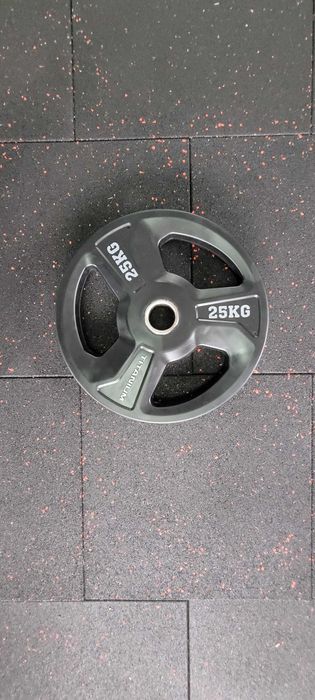 [NOVO] Disco Olímpico Preto 25KG (dísponivel em 10,15,20,25)