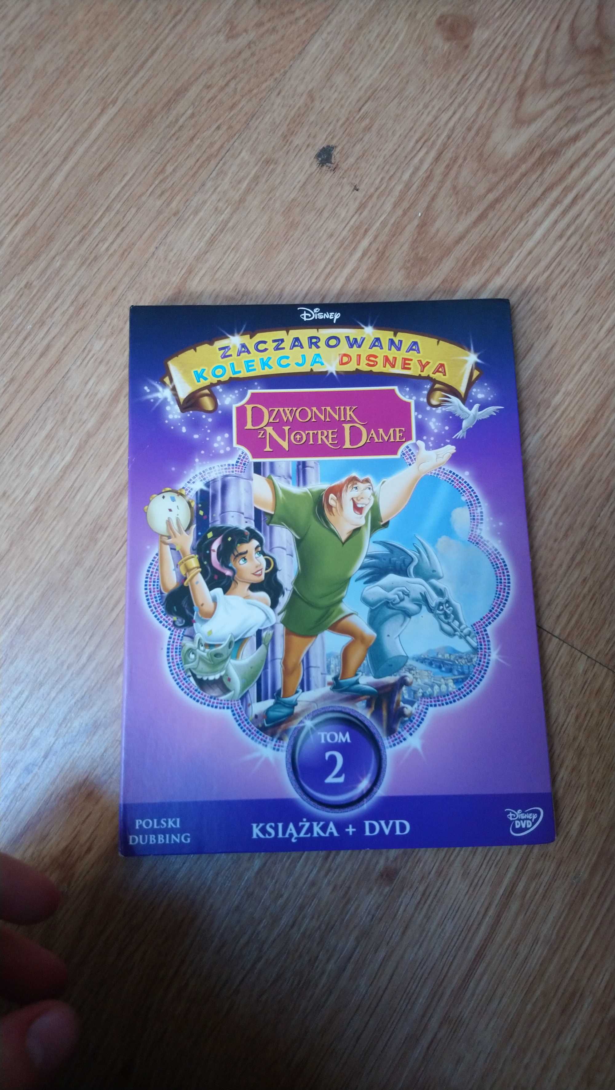 Film DVD + książeczka Dzwonnik z Notre Dame Disney bajka