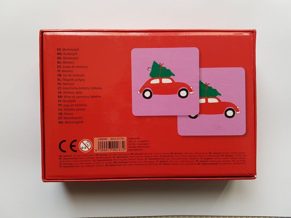 Jogo de memória Natal 32 pcs