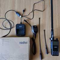 Radiotelefon krótkofalówka RADTEL RT-470 (nie L i nie X) i akcesoria