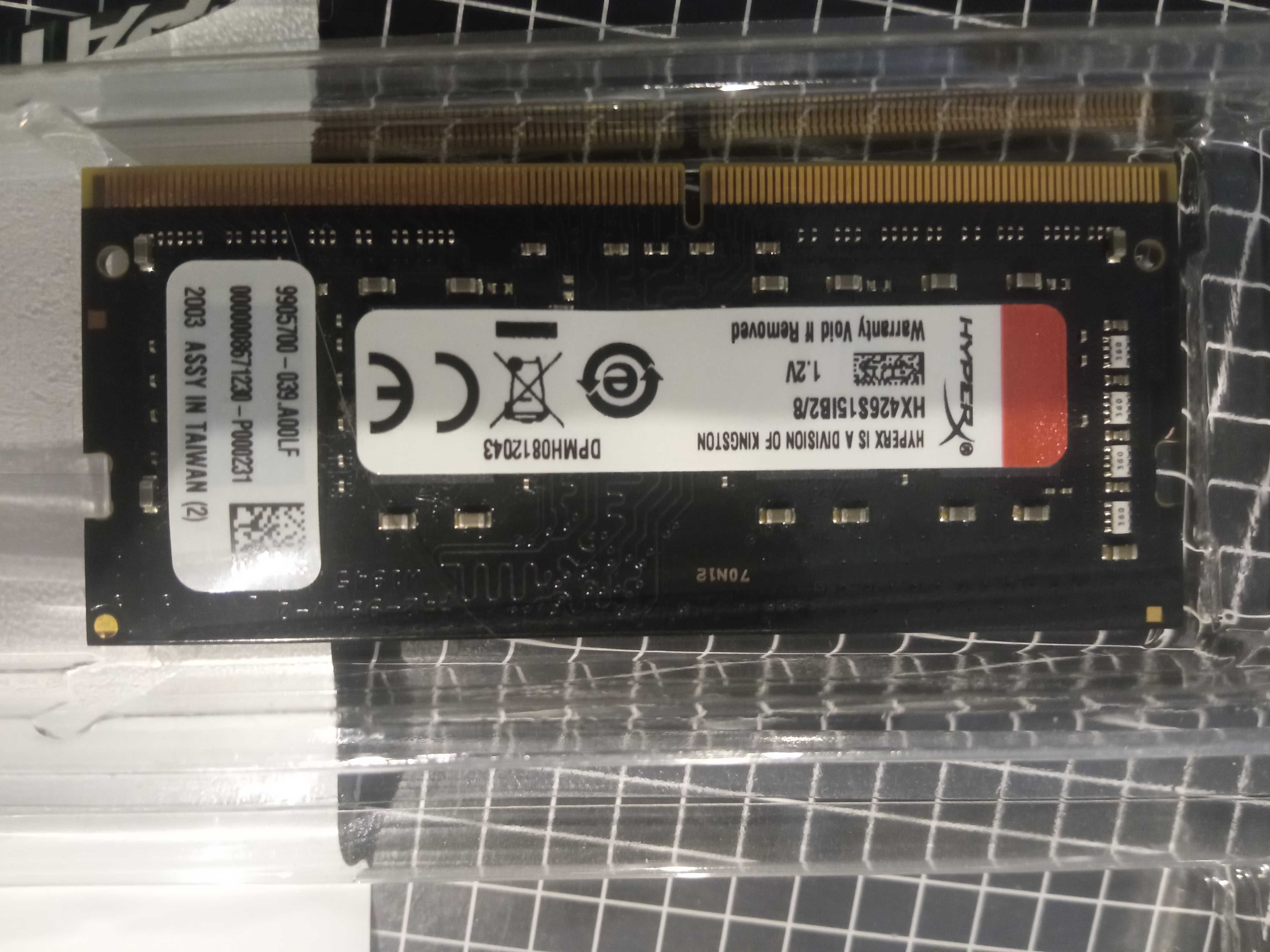 Dwie Kostki Ram Kingston HyperX Impact DDR4 8GB