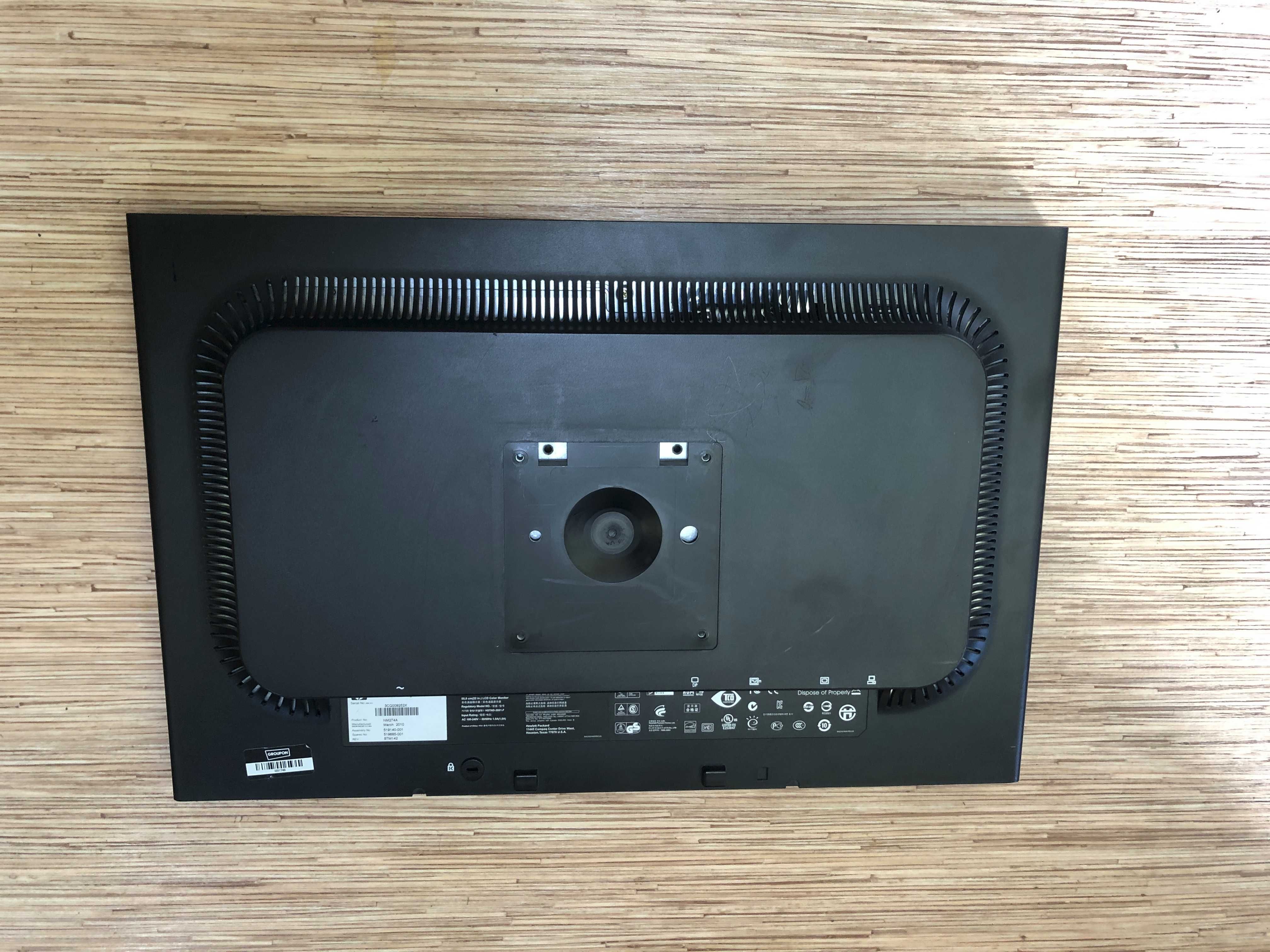 Monitor LED HP LA2205wg 22" DisplayPort DVI VGA bez podstawki