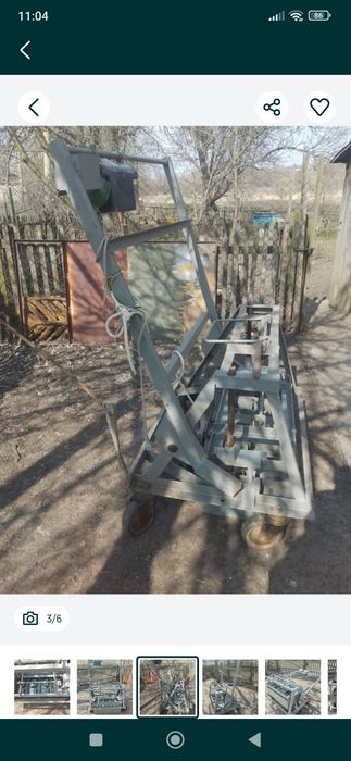 Станок для изготовления шлакоблоков на 4 блока