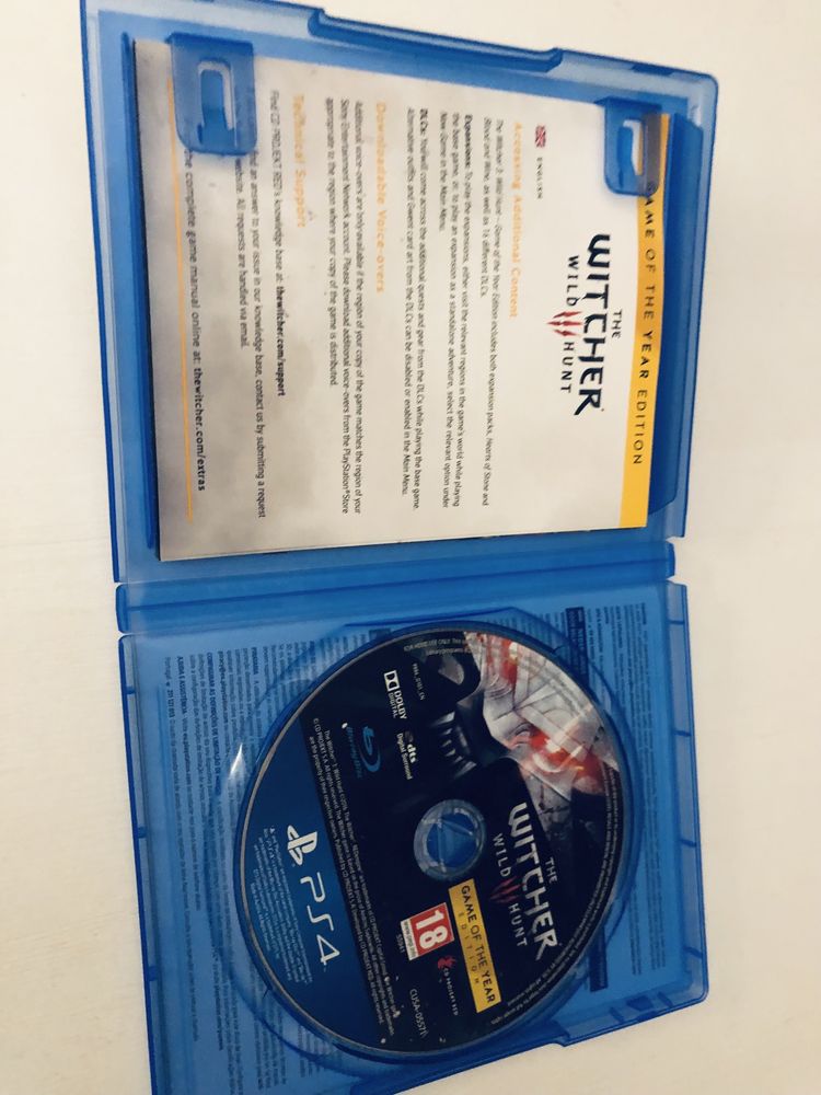Witcher Wild hunt wiedźmin dziki gon goty game of the year dlc gra ps4