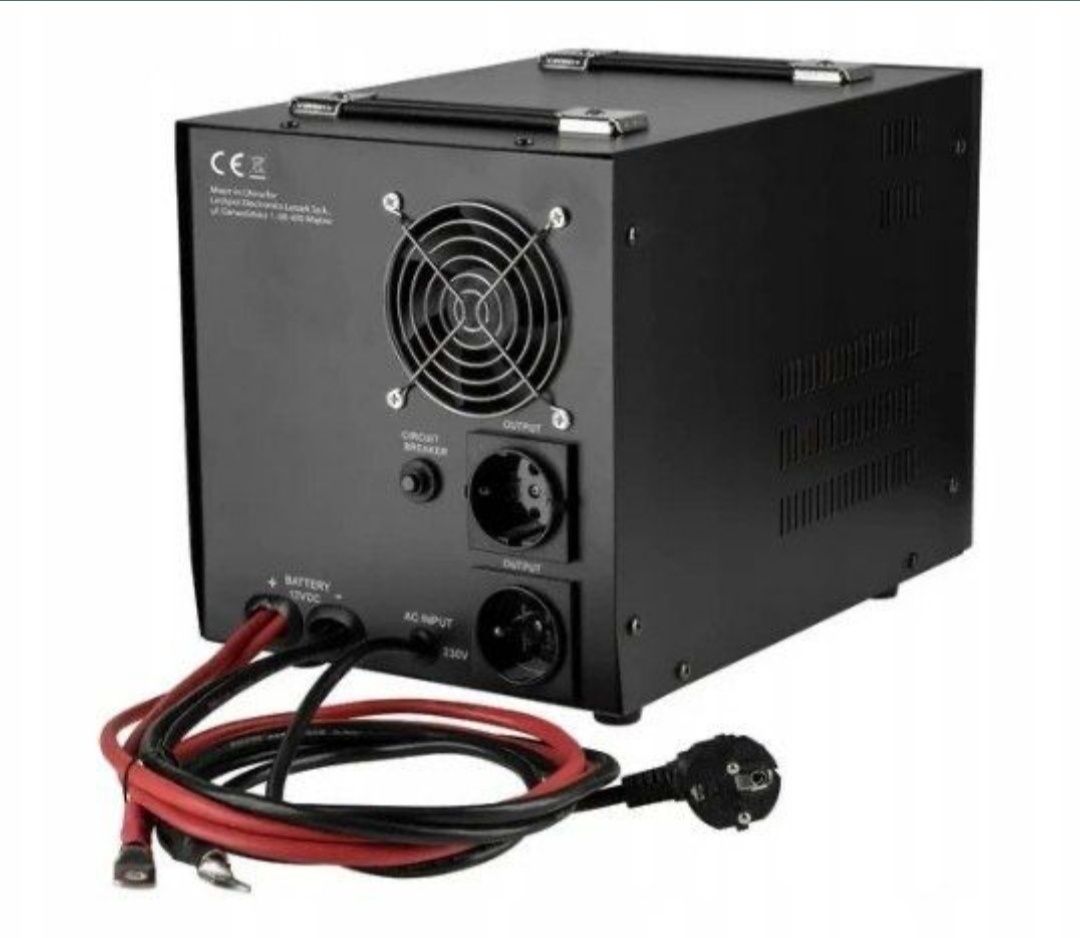 ДБЖ KEMOT PROsinus -2000 12V 230V 2000VA/1200W Чорний