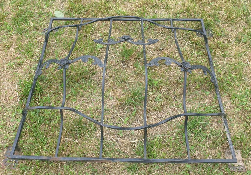 Krata ozdobna stalowa metalowa kuta okienna 201x100